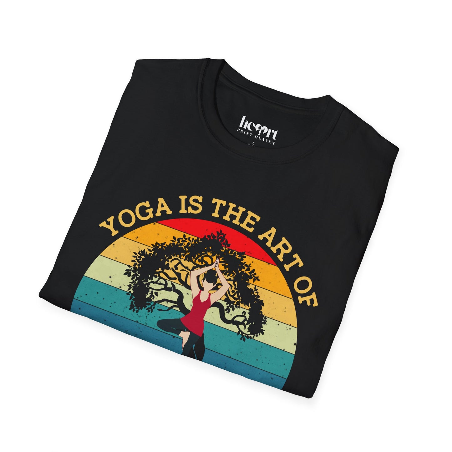 Yoga Is the Art of Listening to Your Body – Inspirational Yoga T-Shirt 🧘✨