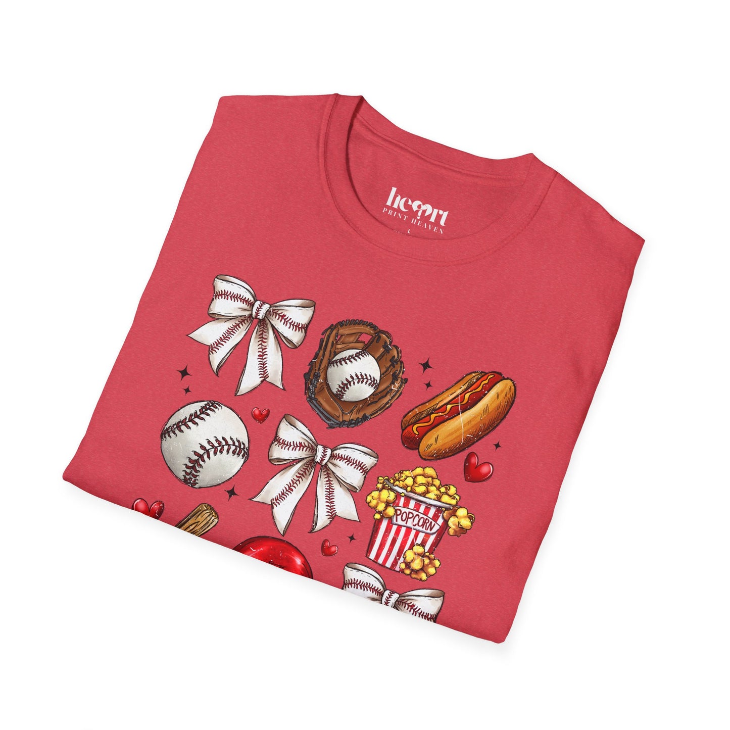 Glitter Baseball Sports T-Shirt – Sparkly Baseball Tee for Fans & Players