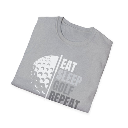 Eat Sleep Golf Repeat Tee – Classic Golf Lifestyle Sports T-Shirt