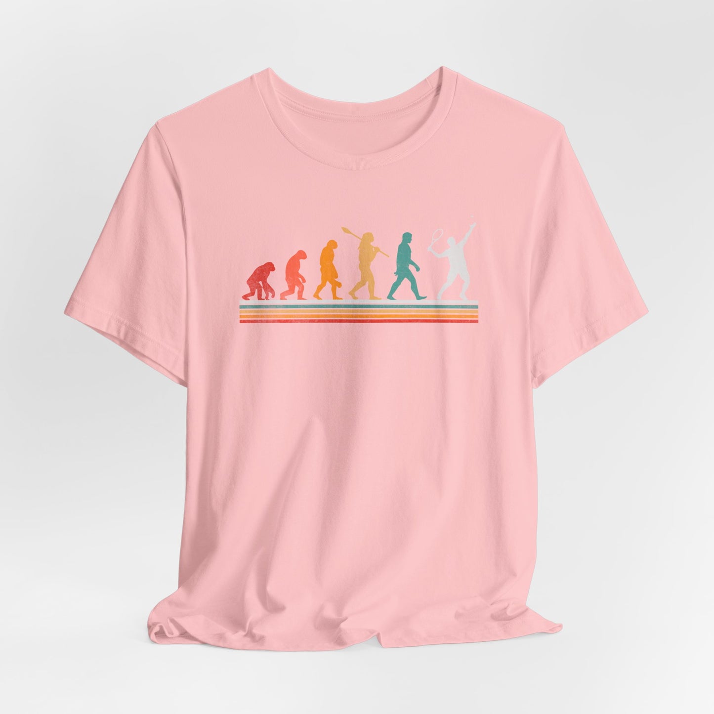 Evolution -Playing-Tennis-T-Shirt