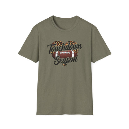 Touchdown Season Football Tee – Sparkle Design for Game Day Fans