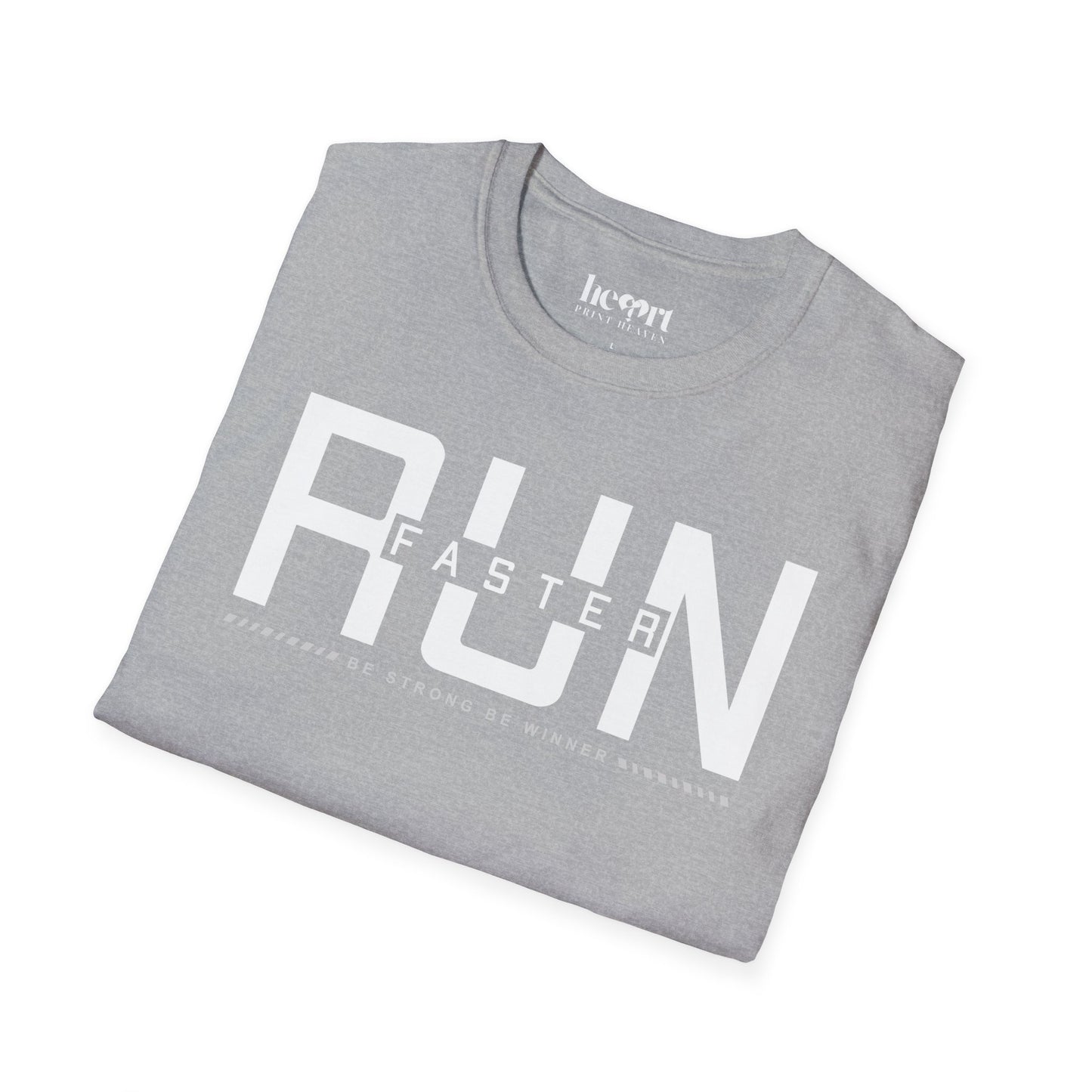 Run Faster Be Strong Be Winner T-Shirt – Motivational Running Shirt for Athletes & Runners