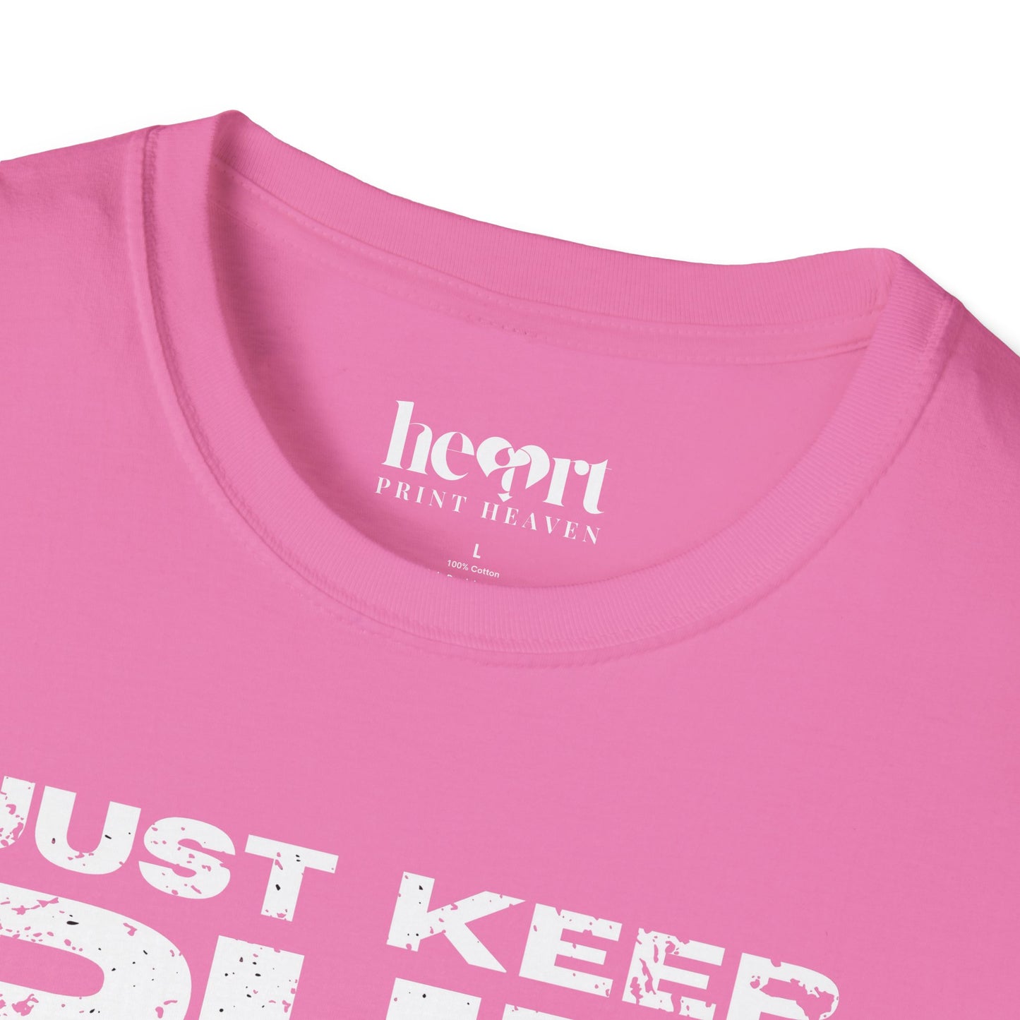 Just Keep Running Men's T-Shirt – Motivational Running Apparel for Active Men