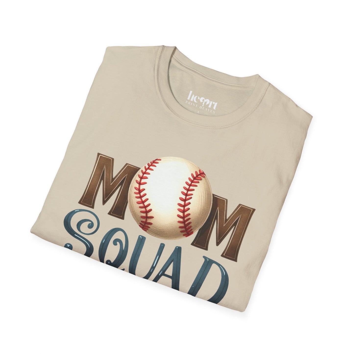 Mom Squad Baseball T-Shirt ⚾🌸 – Game Day Tee for Proud Baseball Moms