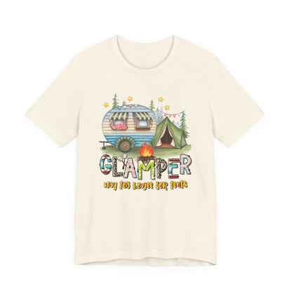 Glamper Way too Boujee for Tents T-shirt