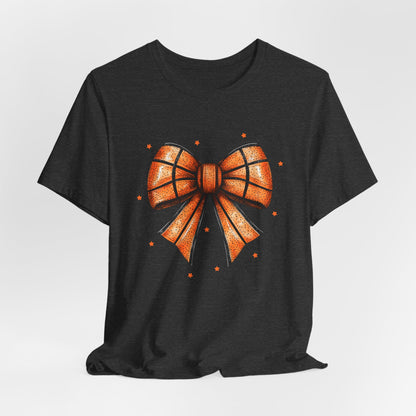 Game Day Bow Basketball T-shirt