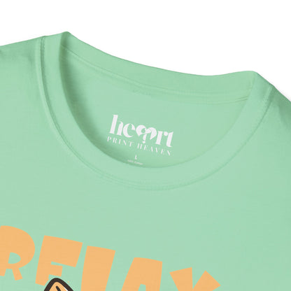 Relax and Let It Go Yoga T-Shirt – Calm and Mindful Apparel for Everyday Peace