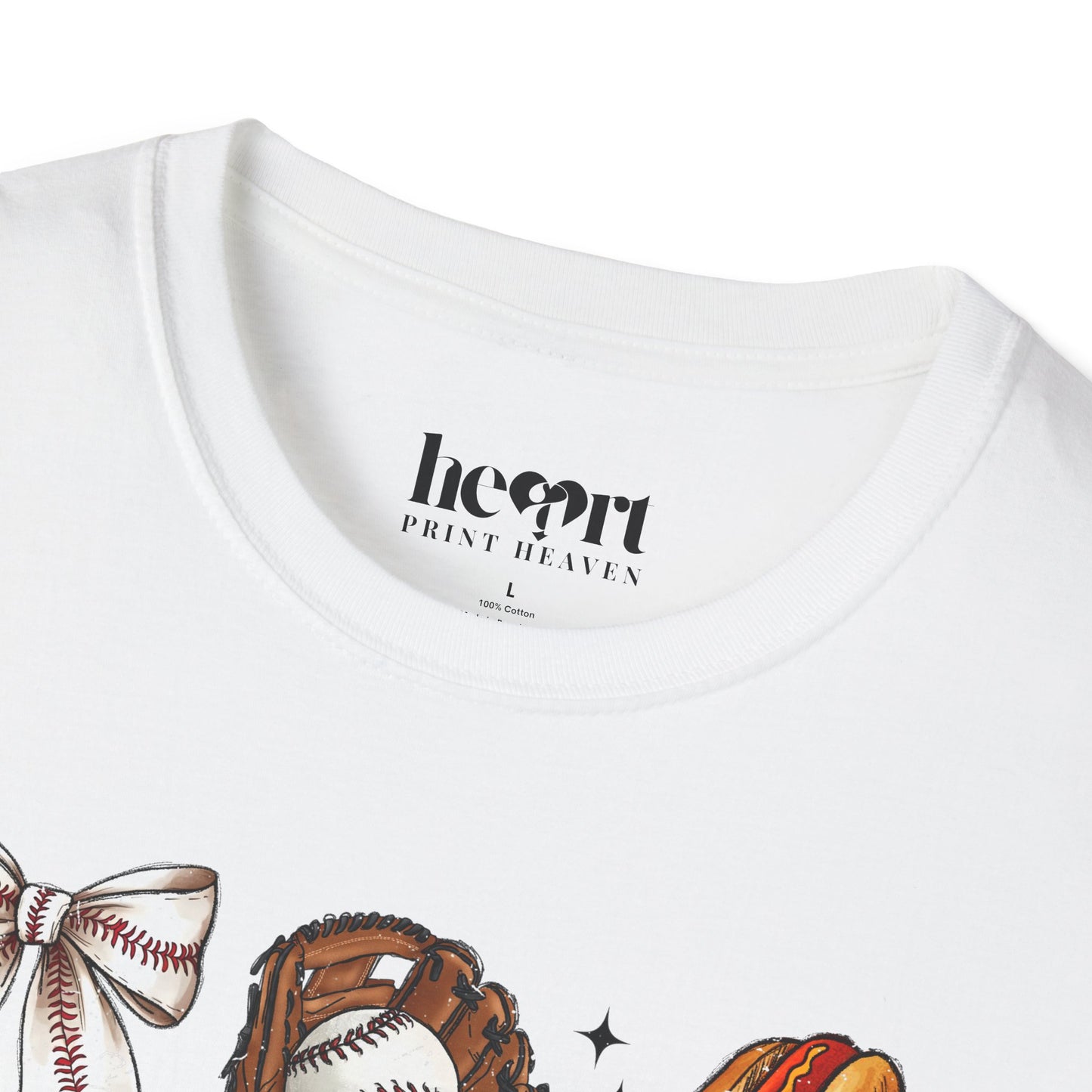 Glitter Baseball Sports T-Shirt – Sparkly Baseball Tee for Fans & Players
