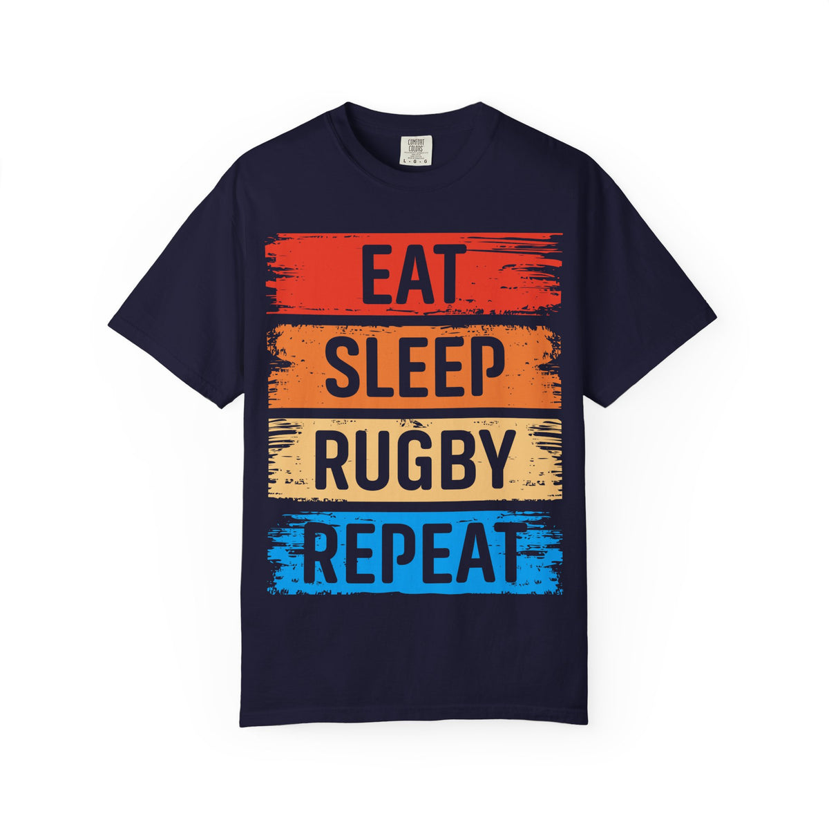 Eat Sleep Rugby Repeat T-Shirt 🏉 | Funny Rugby Gift for Players & Fans