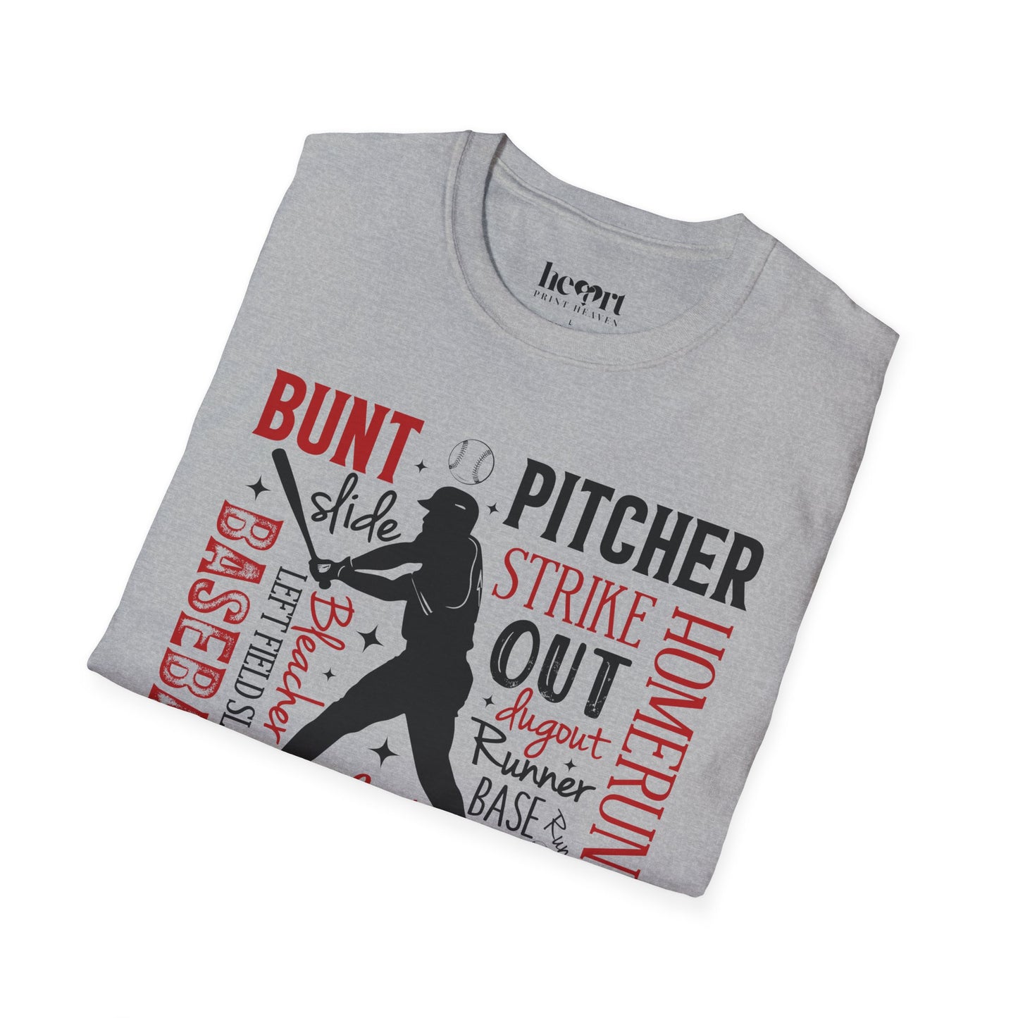 Sparkling Baseball Graphic T-Shirt – Glitter Sports Tee for Enthusiasts ✨⚾