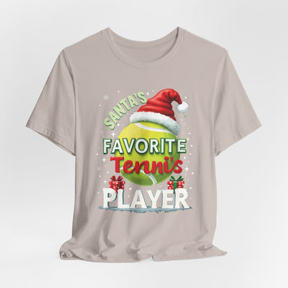 Santa's Favorite Tennis Player T-Shirt