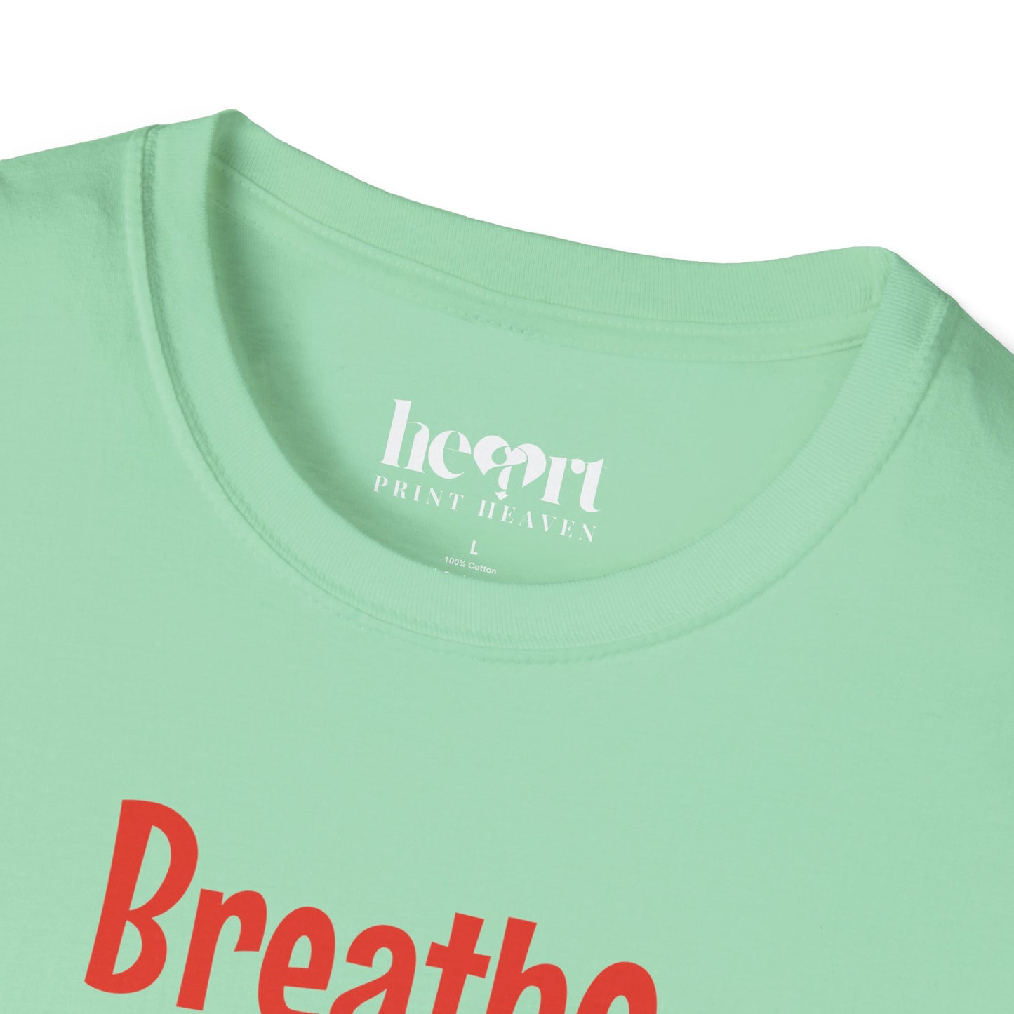 Breathe In Peace Breathe Out Stress T-Shirt – Yoga & Mindfulness Tee for Relaxation 🌿