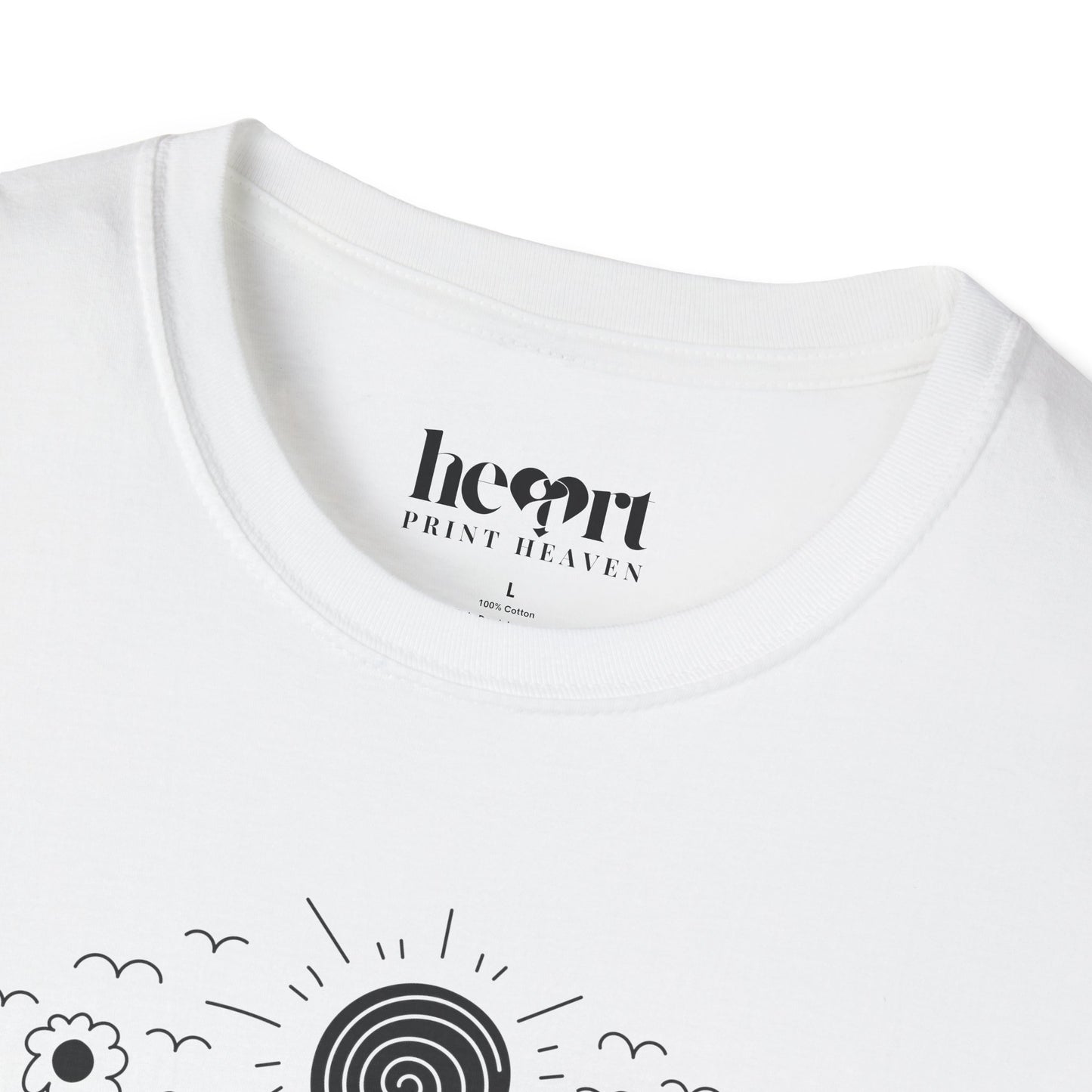 Yoga Doodle Lettering – Artistic & Meditative T-Shirt 🧘‍♀️✨
