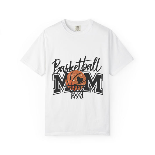 Basketball Mom T-Shirt 🏀 | Glitter Ball Basketball MOM Tee