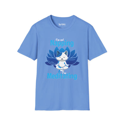 I'm Not Napping, I'm Meditating – Funny Mindfulness T-Shirt 🧘‍♂️✨