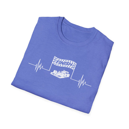 F1 Heartbeat Finish Line T-Shirt – Formula 1 Racing Fan Shirt