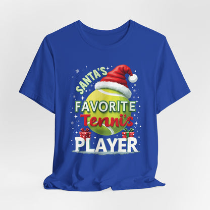Santa's Favorite Tennis Player T-Shirt