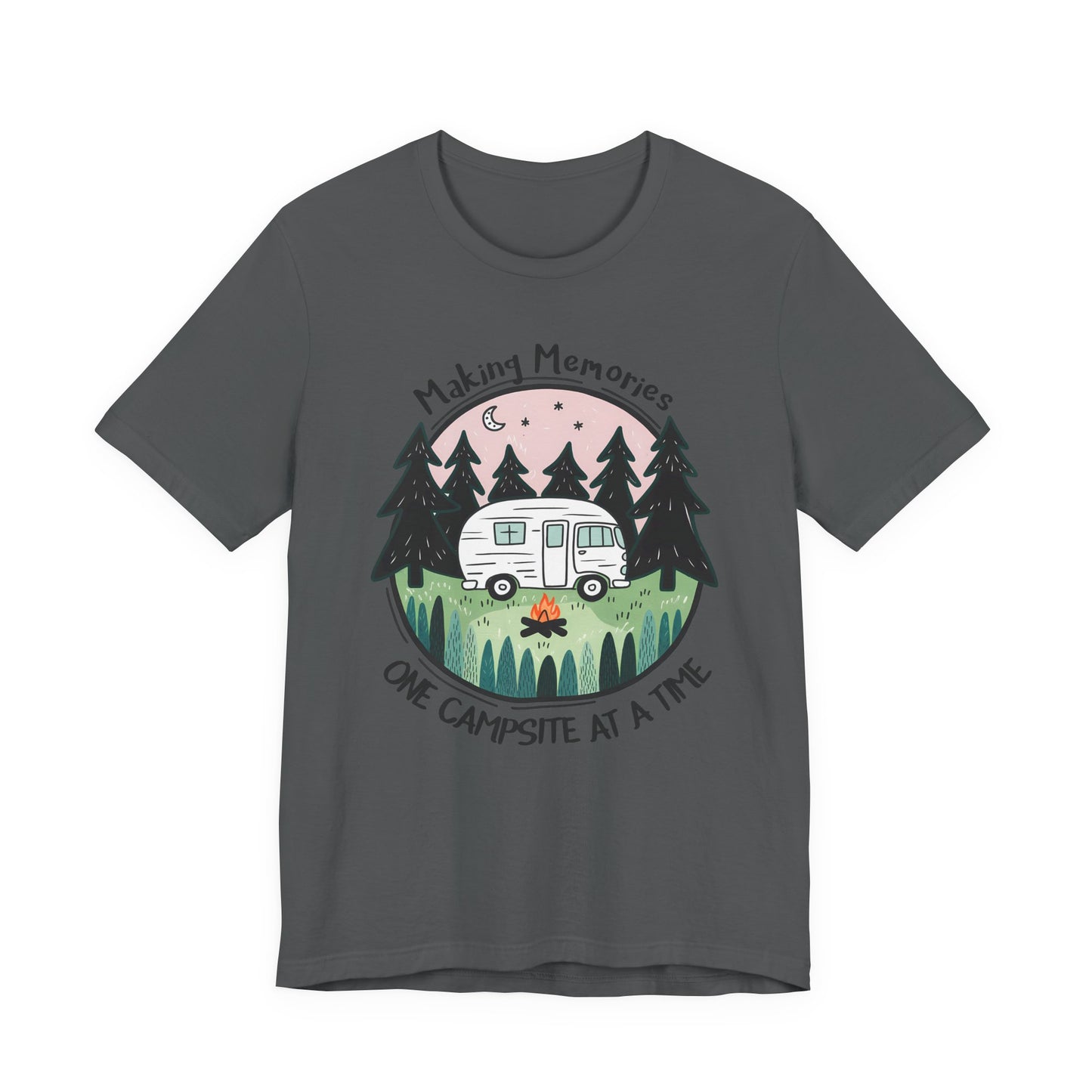 Making Memories One Campsite at a Time – Retro RV Camping Shirt