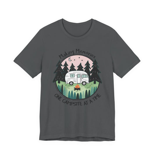 Making Memories One Campsite at a Time – Retro RV Camping Shirt