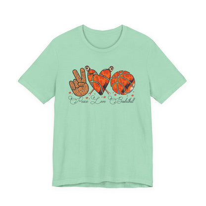 Peace, Love, Basketball T-shirt