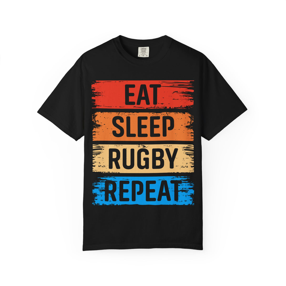 Eat Sleep Rugby Repeat T-Shirt 🏉 | Funny Rugby Gift for Players & Fans