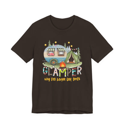 Glamper Way too Boujee for Tents T-shirt
