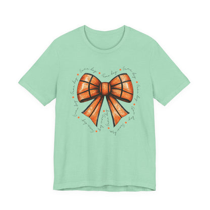 Game Day Bow Basketball T-shirt
