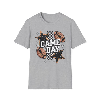 Game Day Leopard Football Tee – Women's & Men's Football Graphic T-Shirt