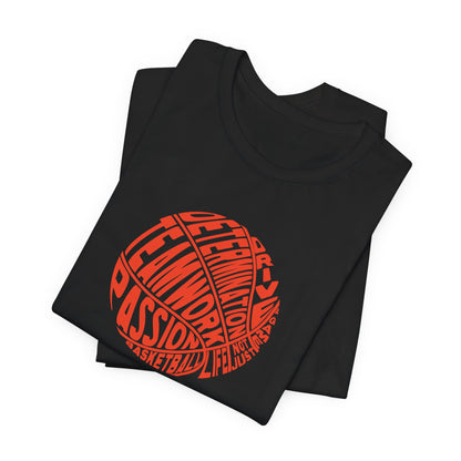 Kld-Basketball-Life Lettering Basketball T-shirt