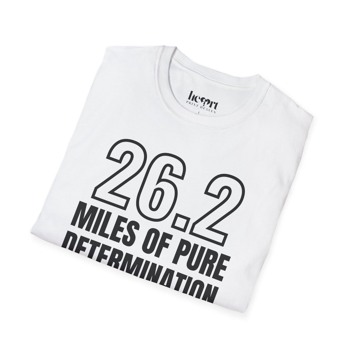 26.2 Miles of Pure Determination And Snacks – Funny Marathon Running T-Shirt