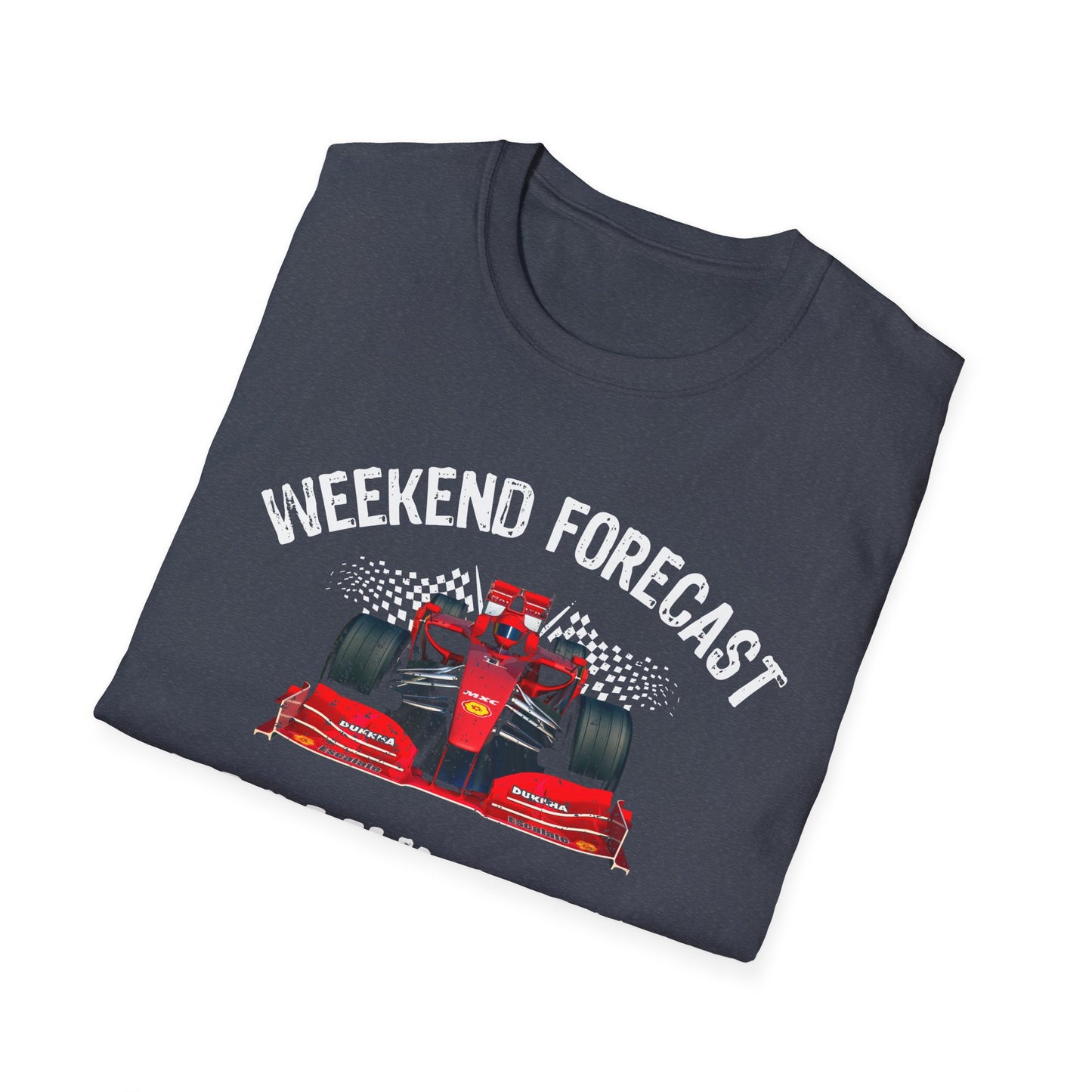 Formula 1 Weekend Forecast T-Shirt – F1 Racing & Drinking Shirt for Motorsport Fans