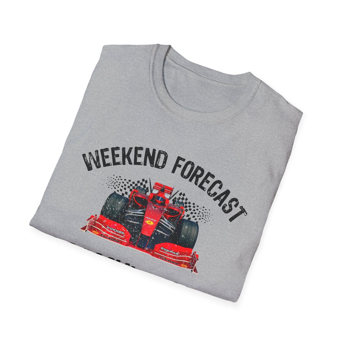 Formula 1 Weekend Forecast T-Shirt – F1 Racing & Drinking Shirt for Motorsport Fans