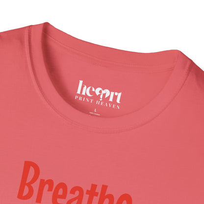 Breathe In Peace Breathe Out Stress T-Shirt – Yoga & Mindfulness Tee for Relaxation 🌿