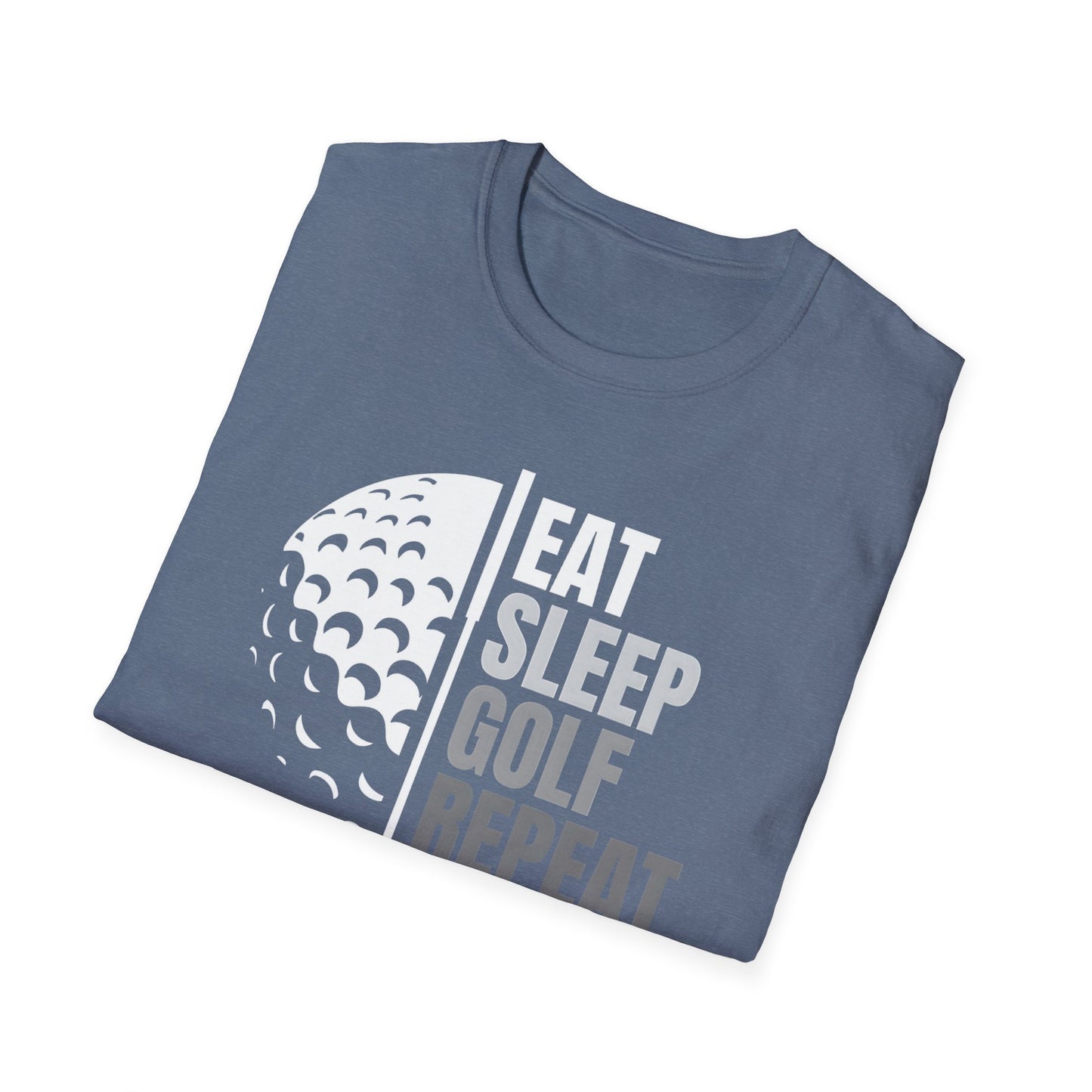 Eat Sleep Golf Repeat Tee – Classic Golf Lifestyle Sports T-Shirt