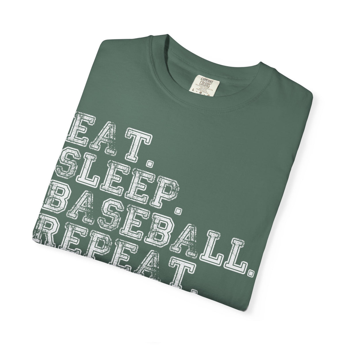 Eat Sleep Baseball Repeat T-Shirt ⚾ | Distressed Baseball Lover Graphic Tee