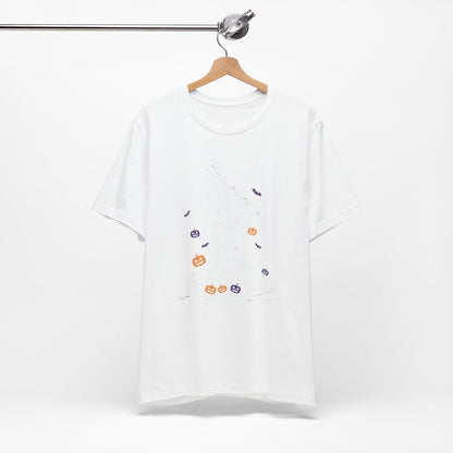 Skeleton Halloween Baseball T-shirt