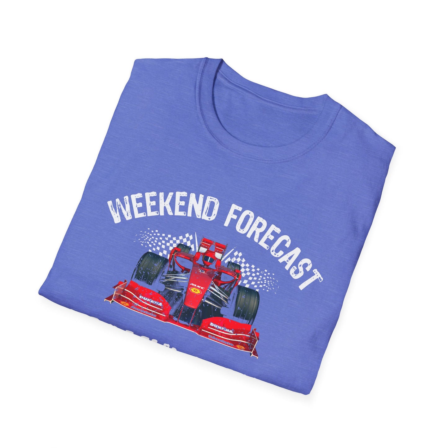 Formula 1 Weekend Forecast T-Shirt – F1 Racing & Drinking Shirt for Motorsport Fans