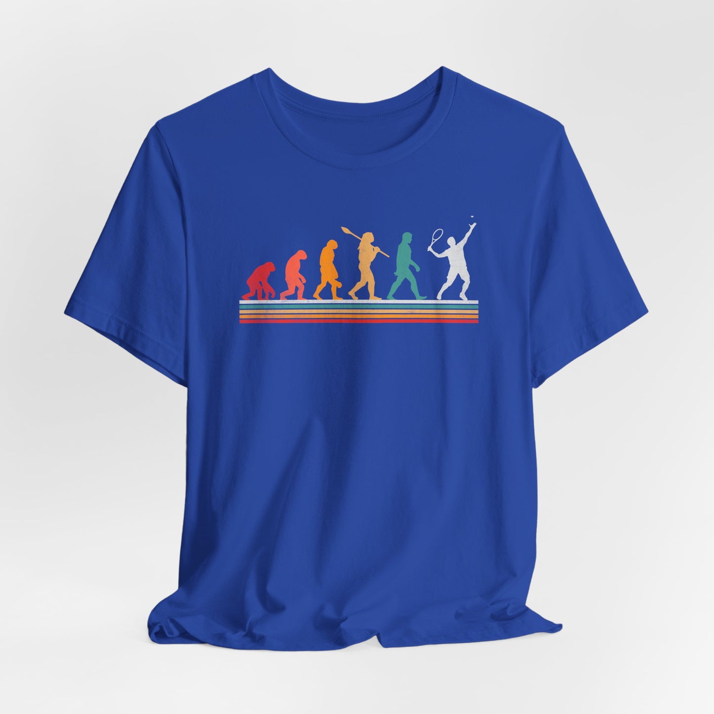 Evolution -Playing-Tennis-T-Shirt