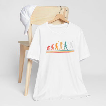Evolution -Playing-Tennis-T-Shirt
