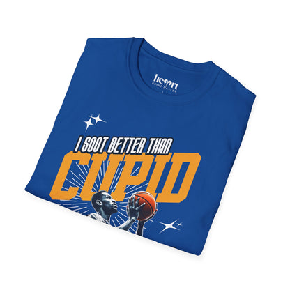 I Shoot Better Than Cupid on Valentine's Day – Funny Basketball T-Shirt