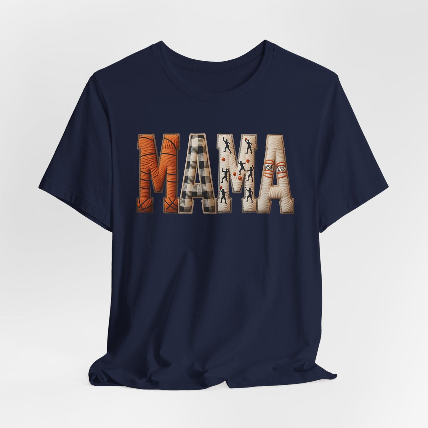 Faux Basketball Mama T-Shirt – Basketball Mom Graphic Tee | Game Day Mom Shirt
