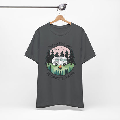 Making Memories One Campsite at a Time – Retro RV Camping Shirt