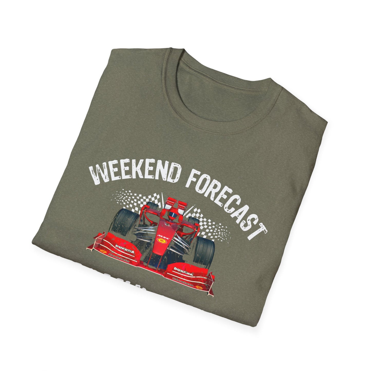 Formula 1 Weekend Forecast T-Shirt – F1 Racing & Drinking Shirt for Motorsport Fans