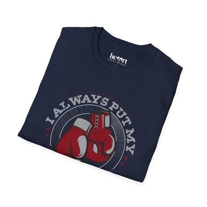 I Always Put My Boxing First T-Shirt – Perfect for Dedicated Boxing Enthusiasts 🥊