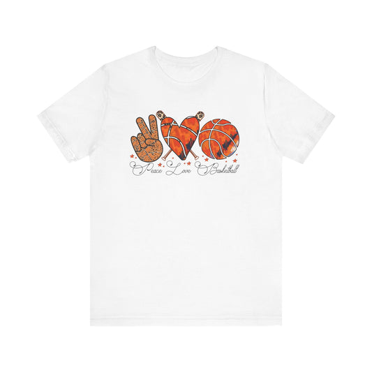 Peace, Love, Basketball T-shirt