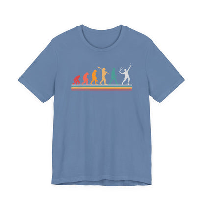 Evolution -Playing-Tennis-T-Shirt