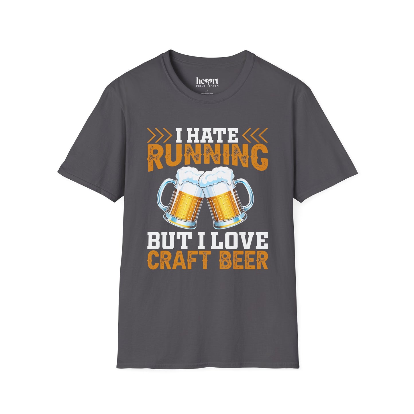 I Hate Running But I Love Craft Beer – Funny Beer Lover T-Shirt 🍺🏃‍♂️