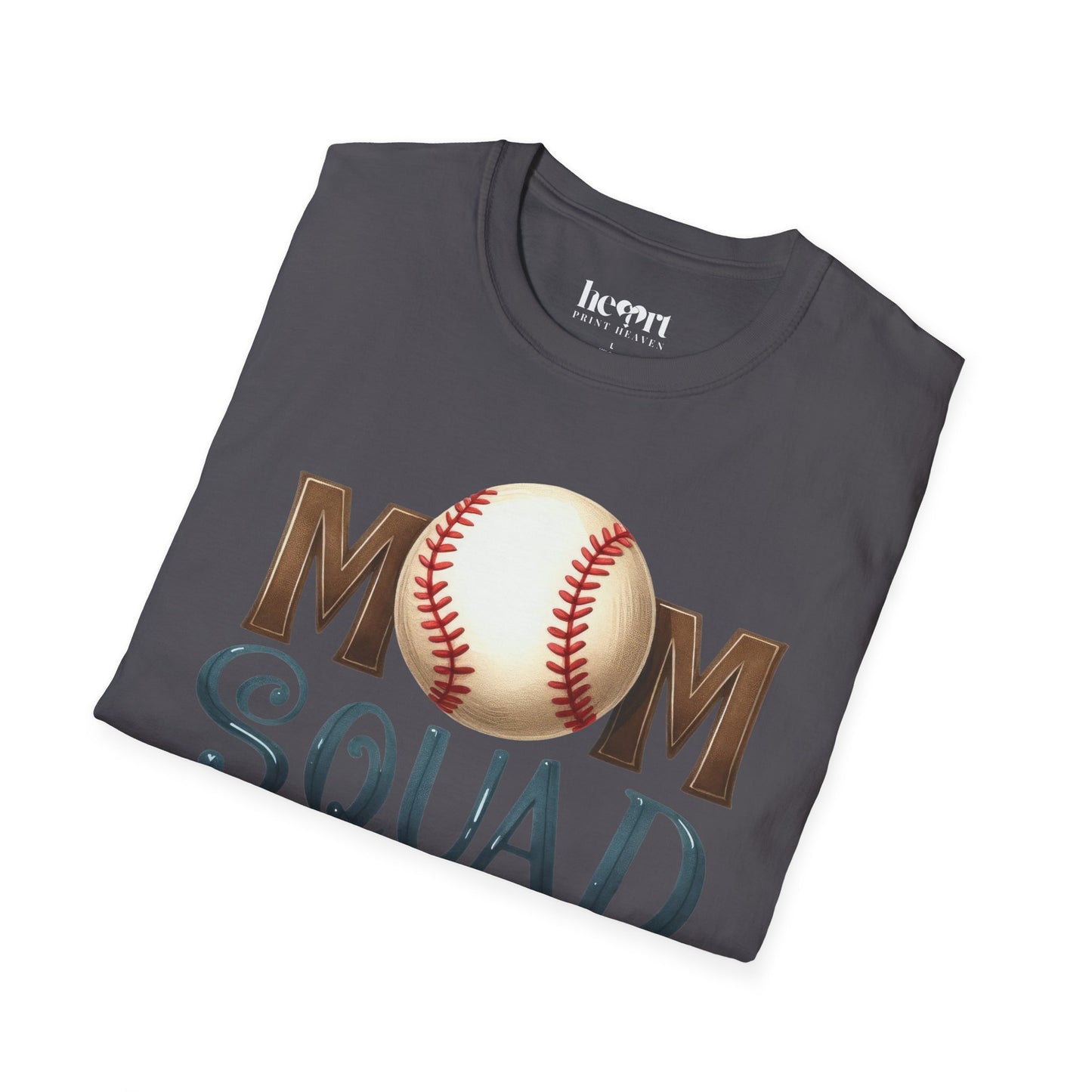 Mom Squad Baseball T-Shirt ⚾🌸 – Game Day Tee for Proud Baseball Moms