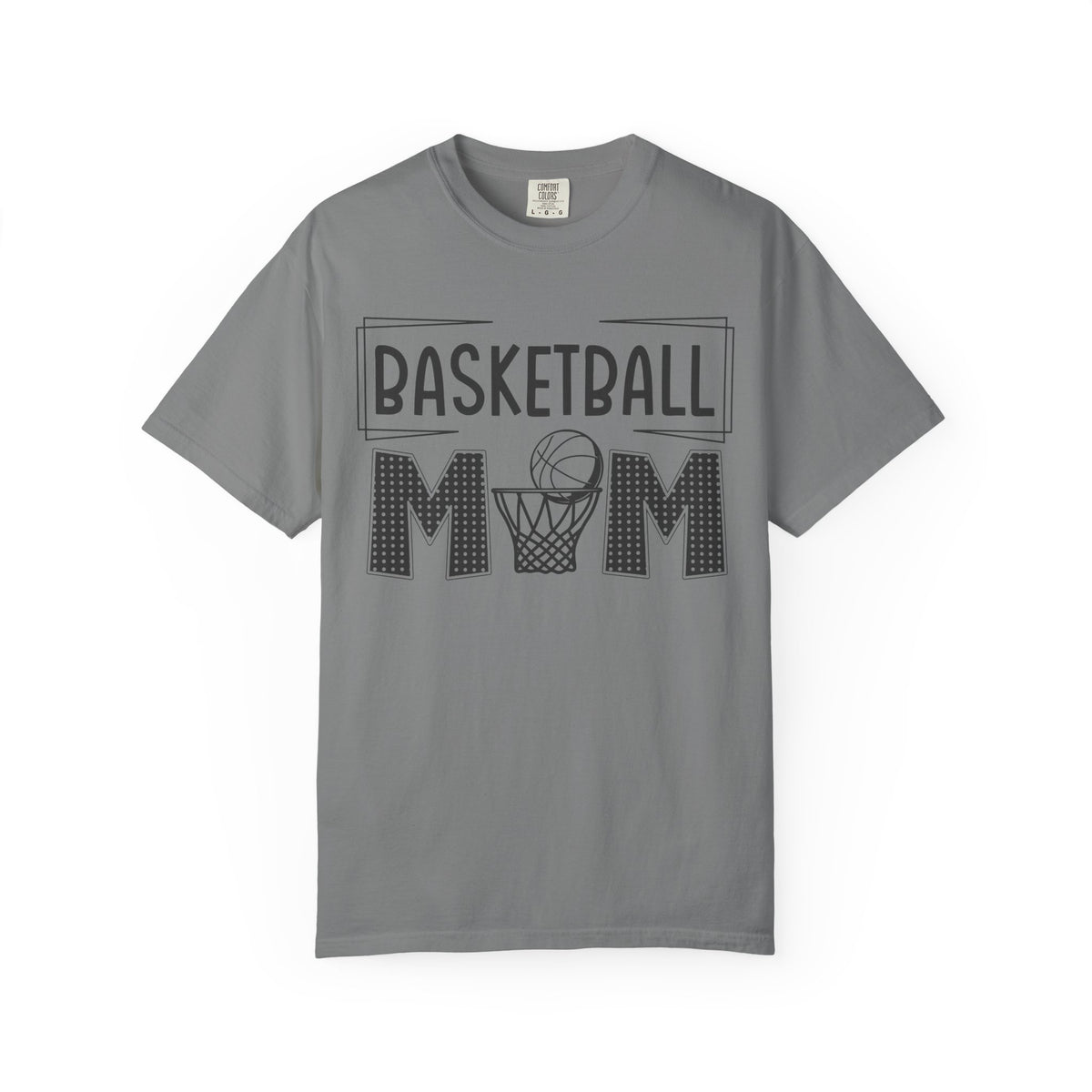 Basketball Mom T-Shirt 🏀 | Bold Basketball MOM Hoop Graphic Tee