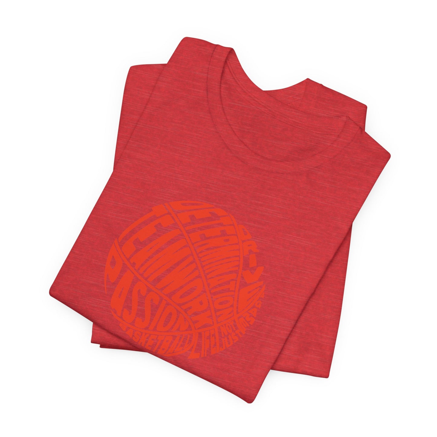 Kld-Basketball-Life Lettering Basketball T-shirt